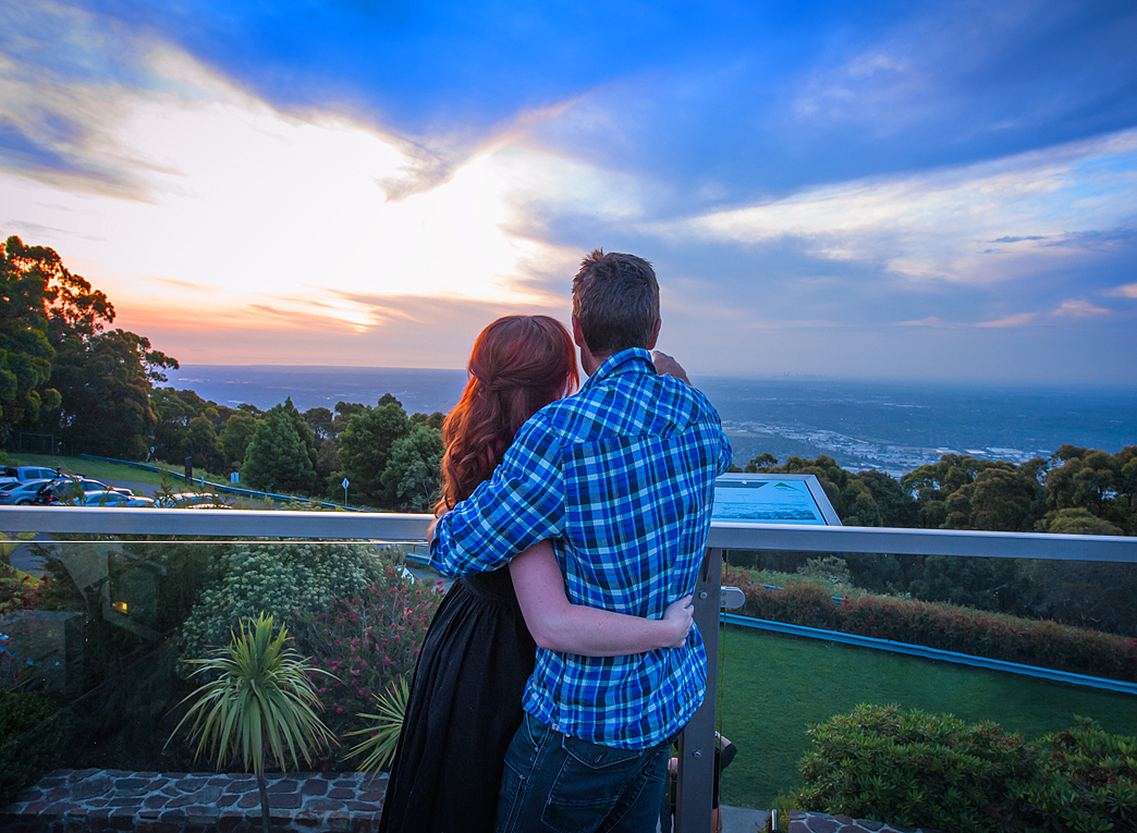 Couple at Sky-high